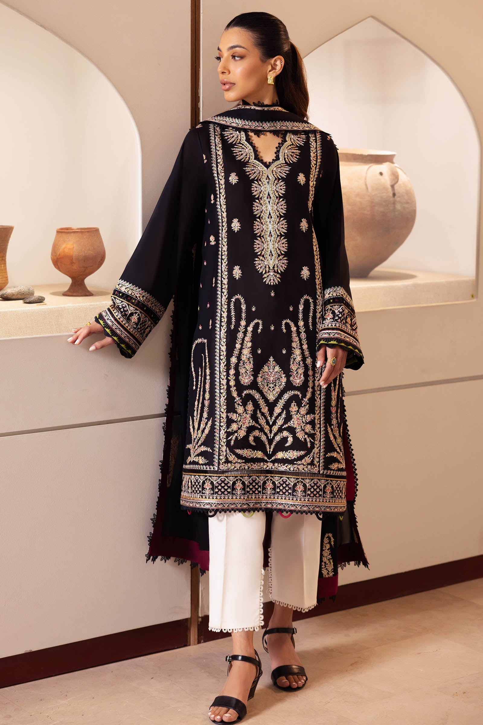 Zaha | Lawn 24 | ELANIA (ZL24-09 B) - Khanumjan  Pakistani Clothes and Designer Dresses in UK, USA 