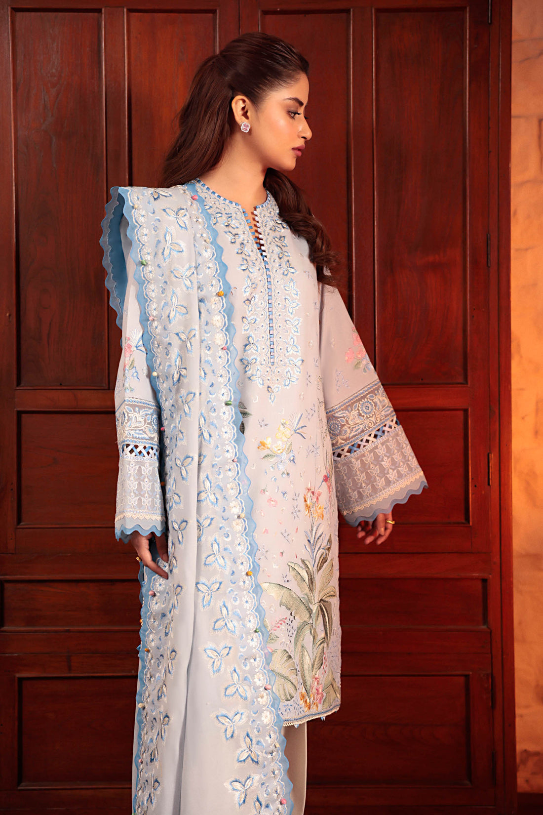 Zaha | Lawn 24 | ELA (ZL24-01 B) - Khanumjan  Pakistani Clothes and Designer Dresses in UK, USA 