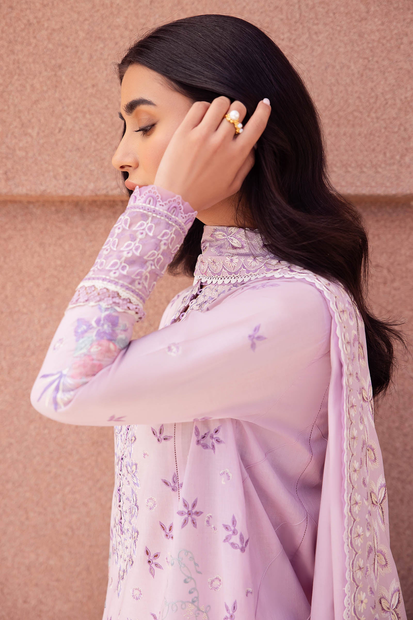 Zaha | Lawn 24 | ELA (ZL24-01 A) - Khanumjan  Pakistani Clothes and Designer Dresses in UK, USA 