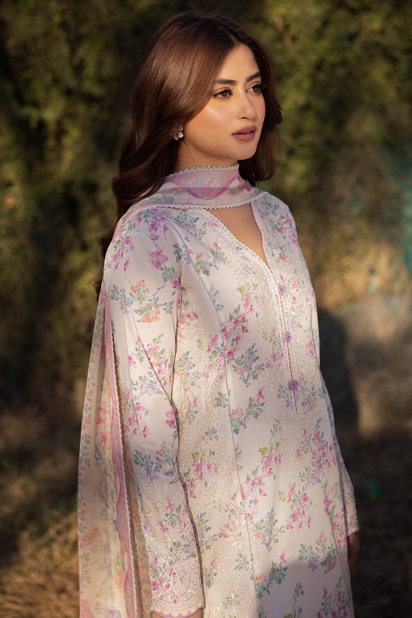 Zaha | Lawn 24 | AYSEL (ZL24-03 A) - Khanumjan  Pakistani Clothes and Designer Dresses in UK, USA 