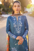 Zaha | Lawn 24 | EIRA (ZL24-05 B) - Khanumjan  Pakistani Clothes and Designer Dresses in UK, USA 