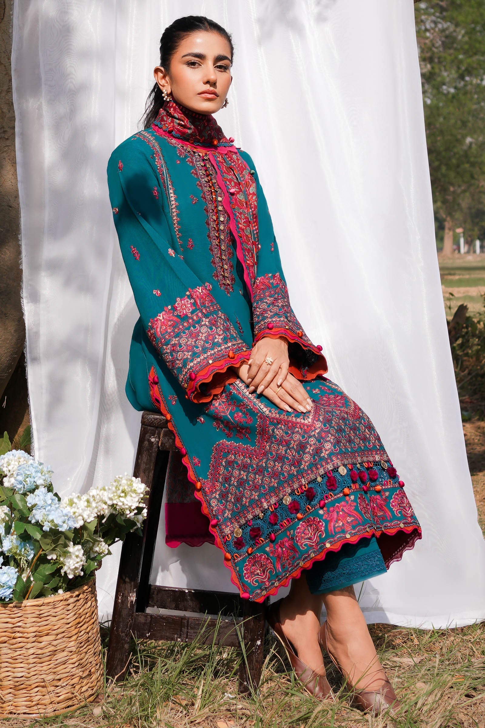 Zaha | Winter 23 | JEHAN (ZW2-23-06) - Khanumjan  Pakistani Clothes and Designer Dresses in UK, USA 