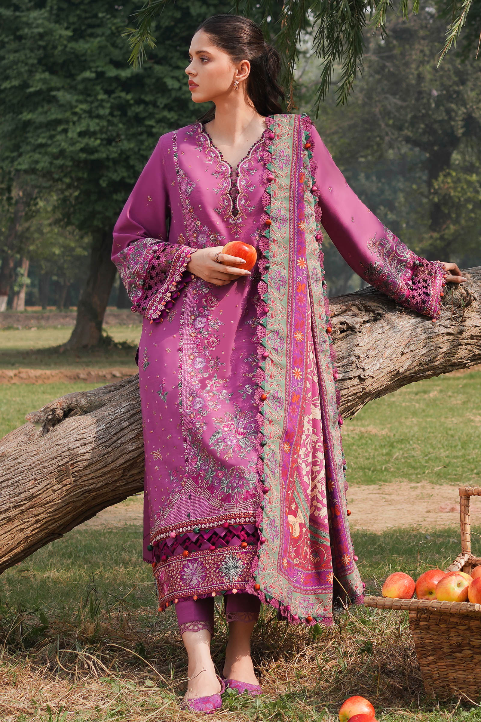 Zaha | Winter 23 | NEGIN (ZW2-23-08) - Khanumjan  Pakistani Clothes and Designer Dresses in UK, USA 