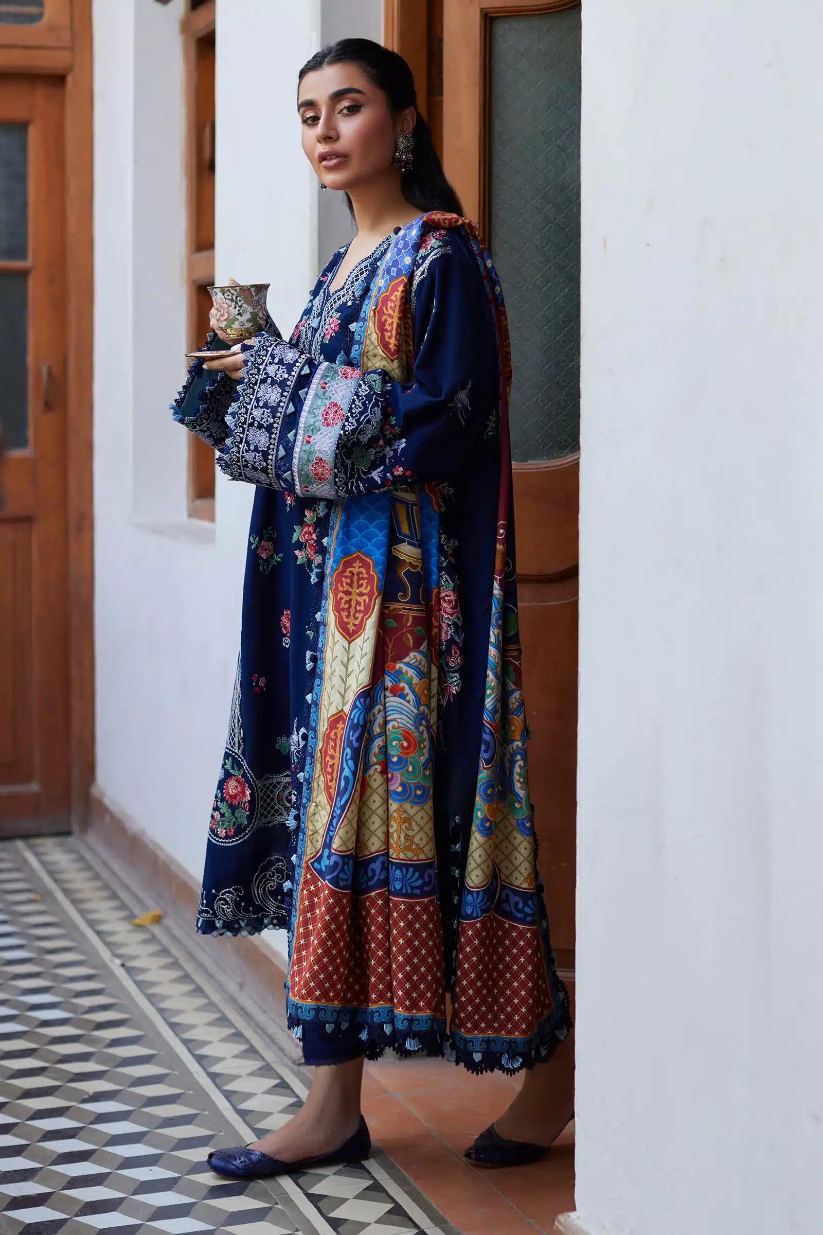 Zaha | Winter 23 | LINA (ZW23-01) - Khanumjan  Pakistani Clothes and Designer Dresses in UK, USA 