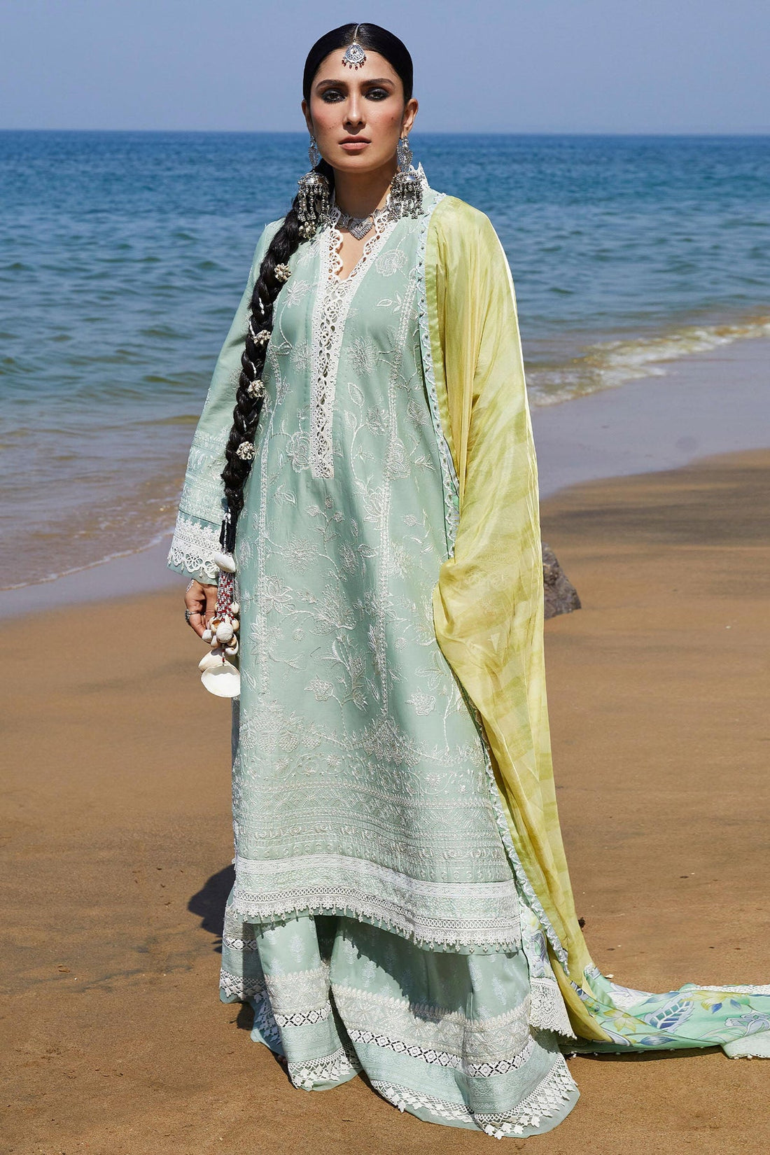 Zara Shahjahan | Luxury Lawn 24 | MAHI-1B - Khanumjan  Pakistani Clothes and Designer Dresses in UK, USA 