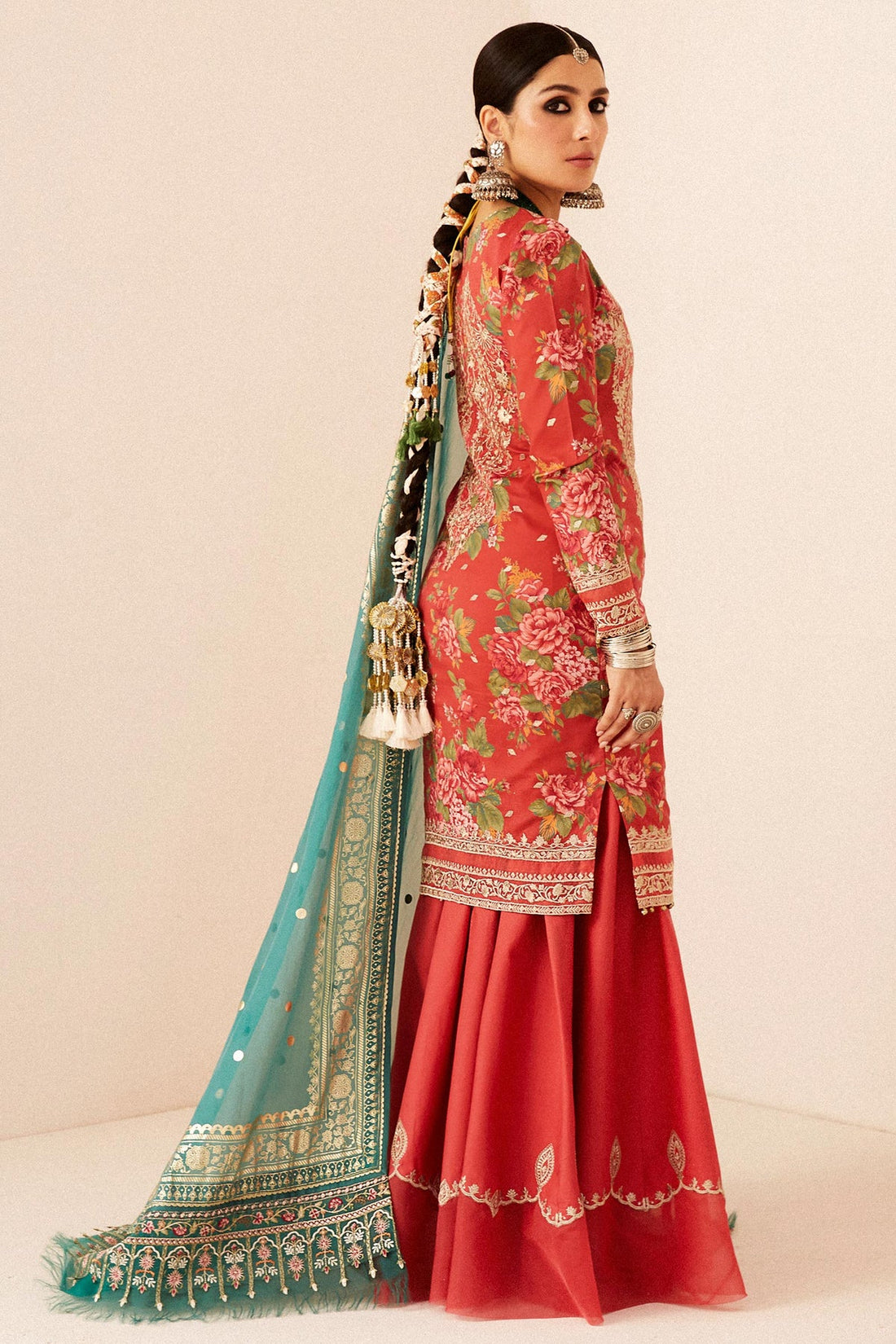 Zara Shahjahan | Luxury Lawn 24 | PHOOL KARI-13B - Khanumjan  Pakistani Clothes and Designer Dresses in UK, USA 