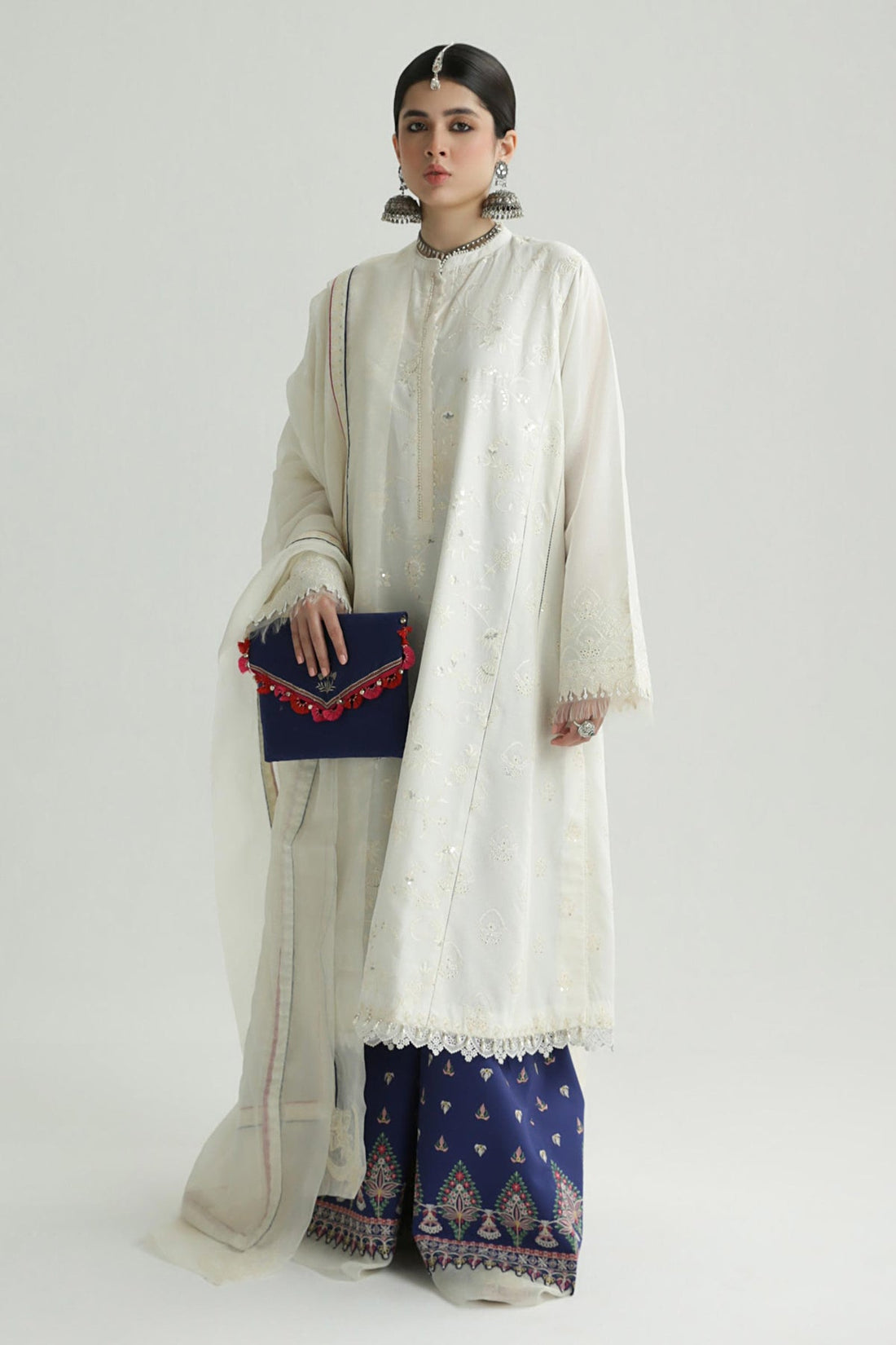 Zara Shahjahan | Luxury Lawn 24 | DEENA-12B - Khanumjan  Pakistani Clothes and Designer Dresses in UK, USA 